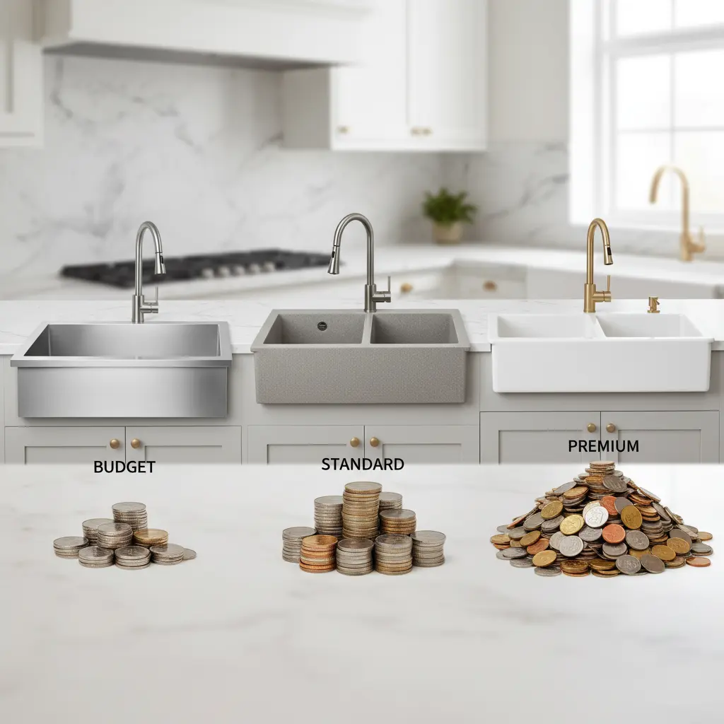 가격대별 싱크대 종류 비교