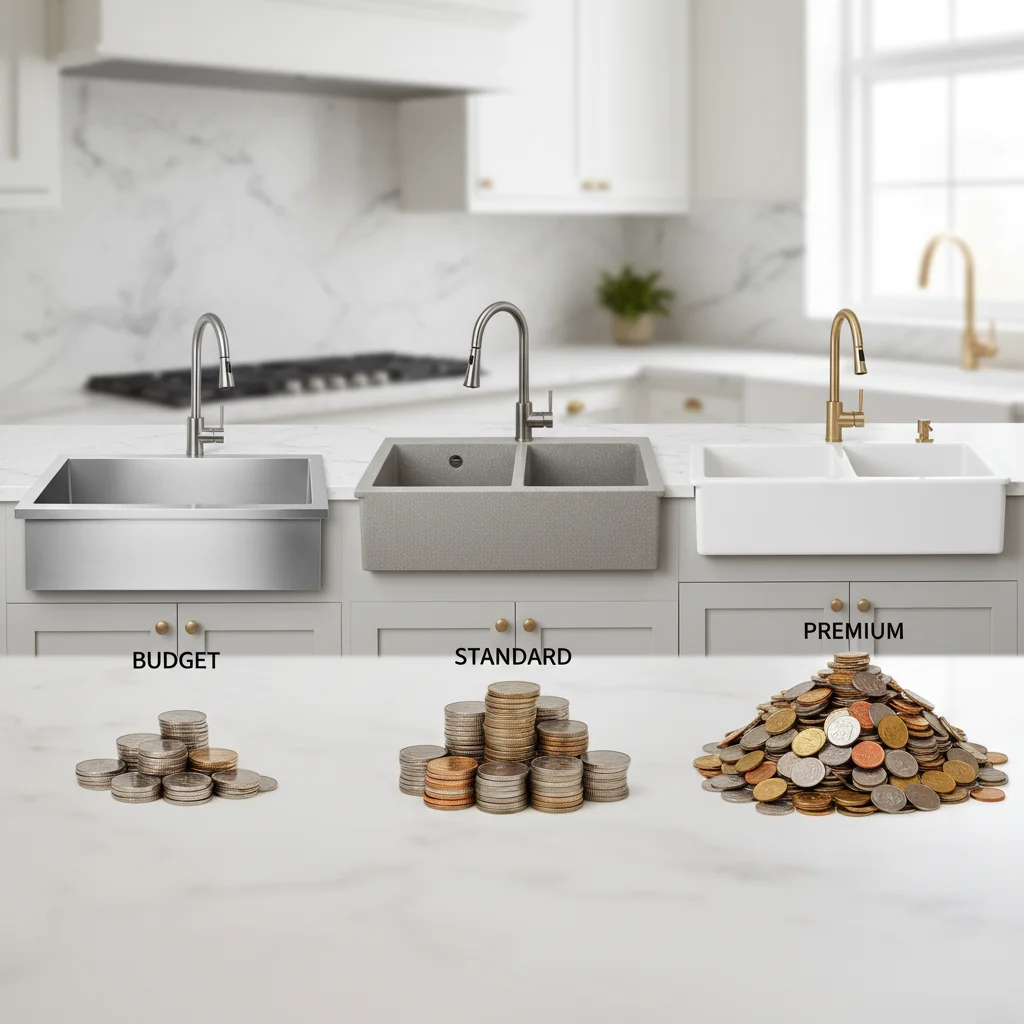 가격대별 싱크대 종류 비교