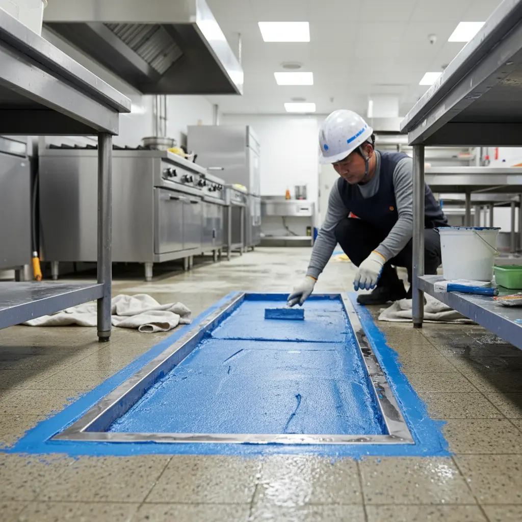 방수 마감 필수