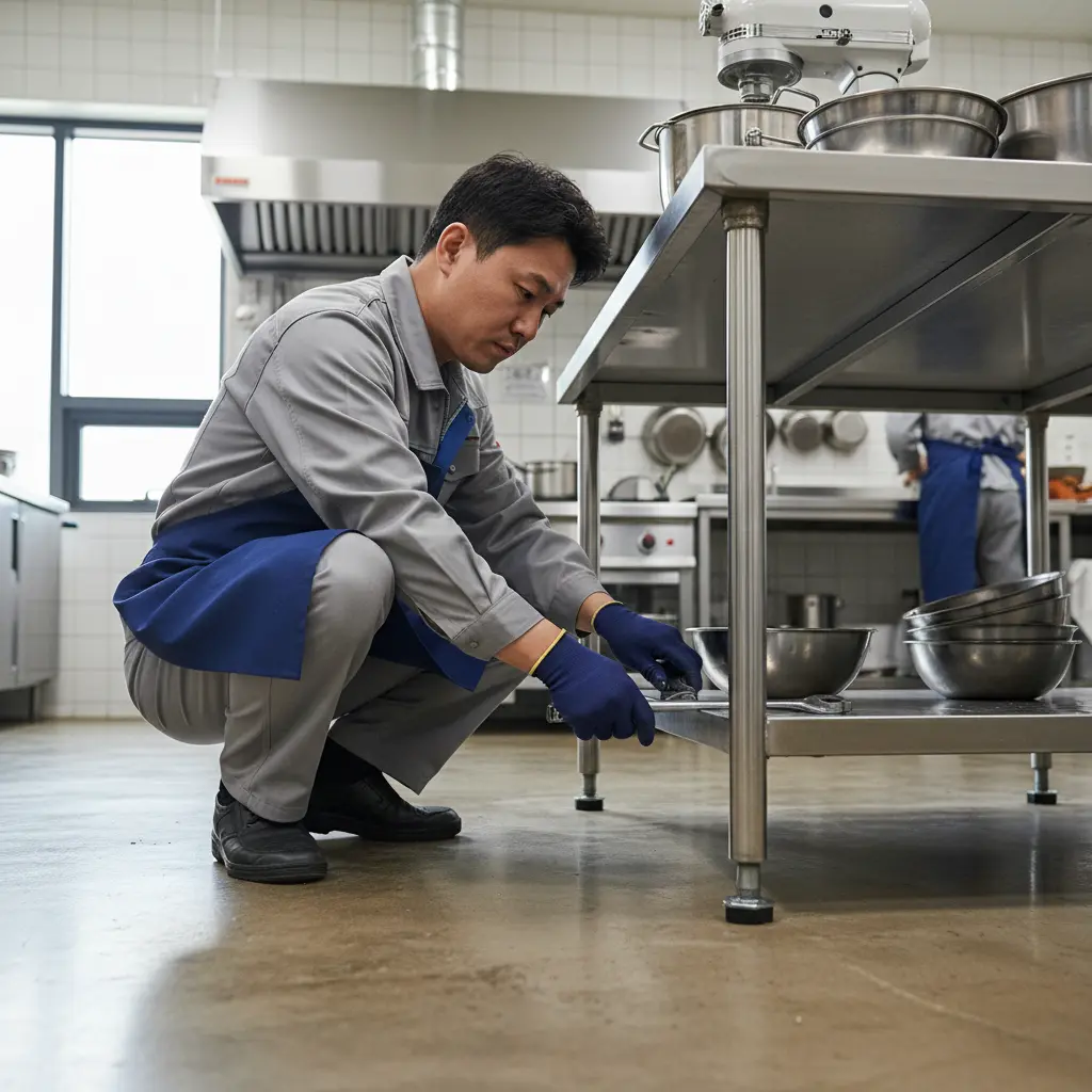 수평 조절 필수