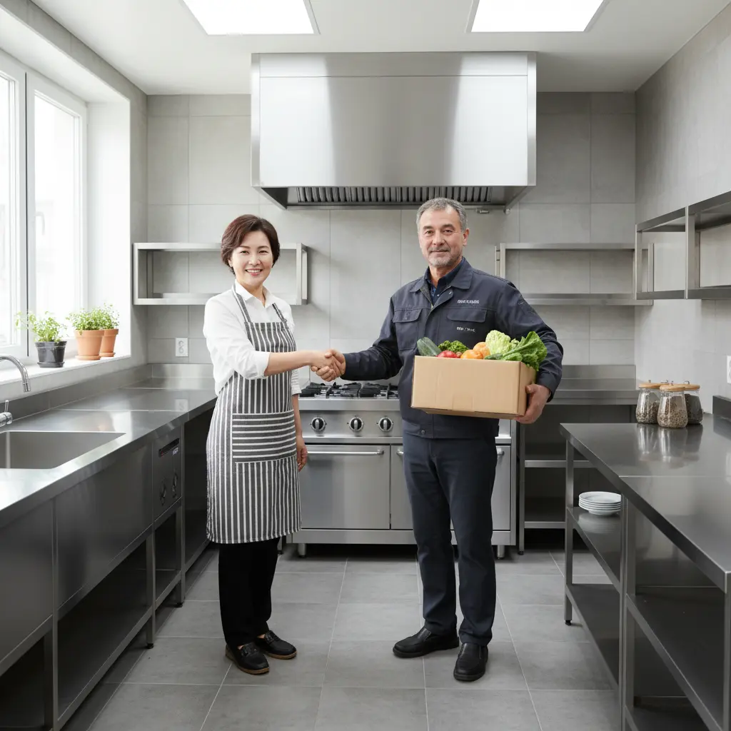 가까운 업체 선정