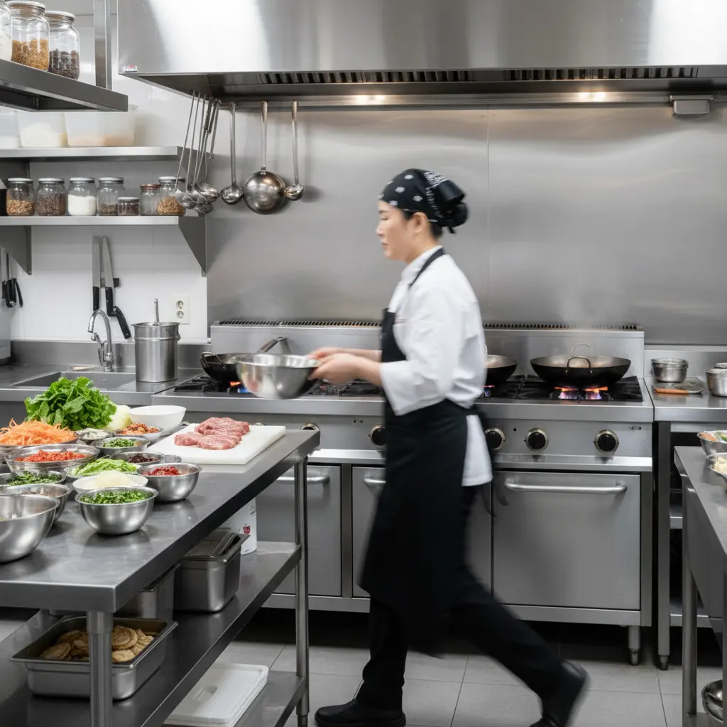 퇴식구와 배식구 분리 필수