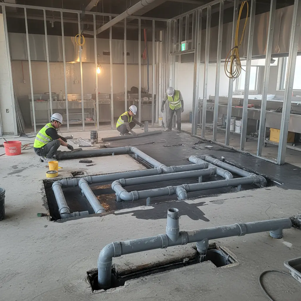 배수관 공사, 처음에 확실히