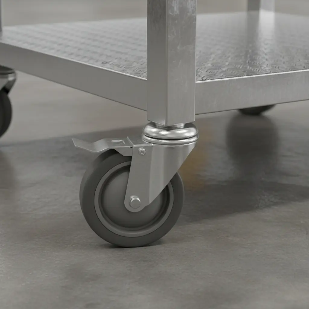 이동식 바퀴 장착