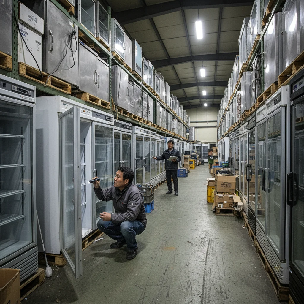 중고 업소용 냉장고 창고