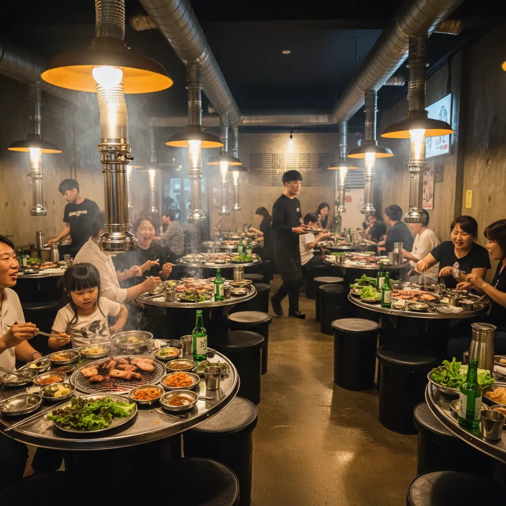 고기 맛을 결정하는 화로