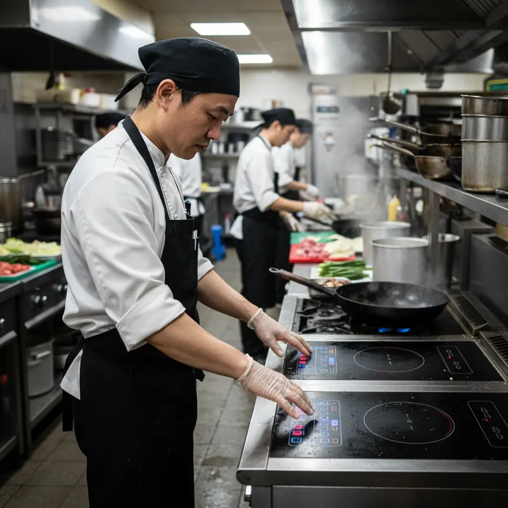 가스비 절감의 핵심, 인덕션 제어판