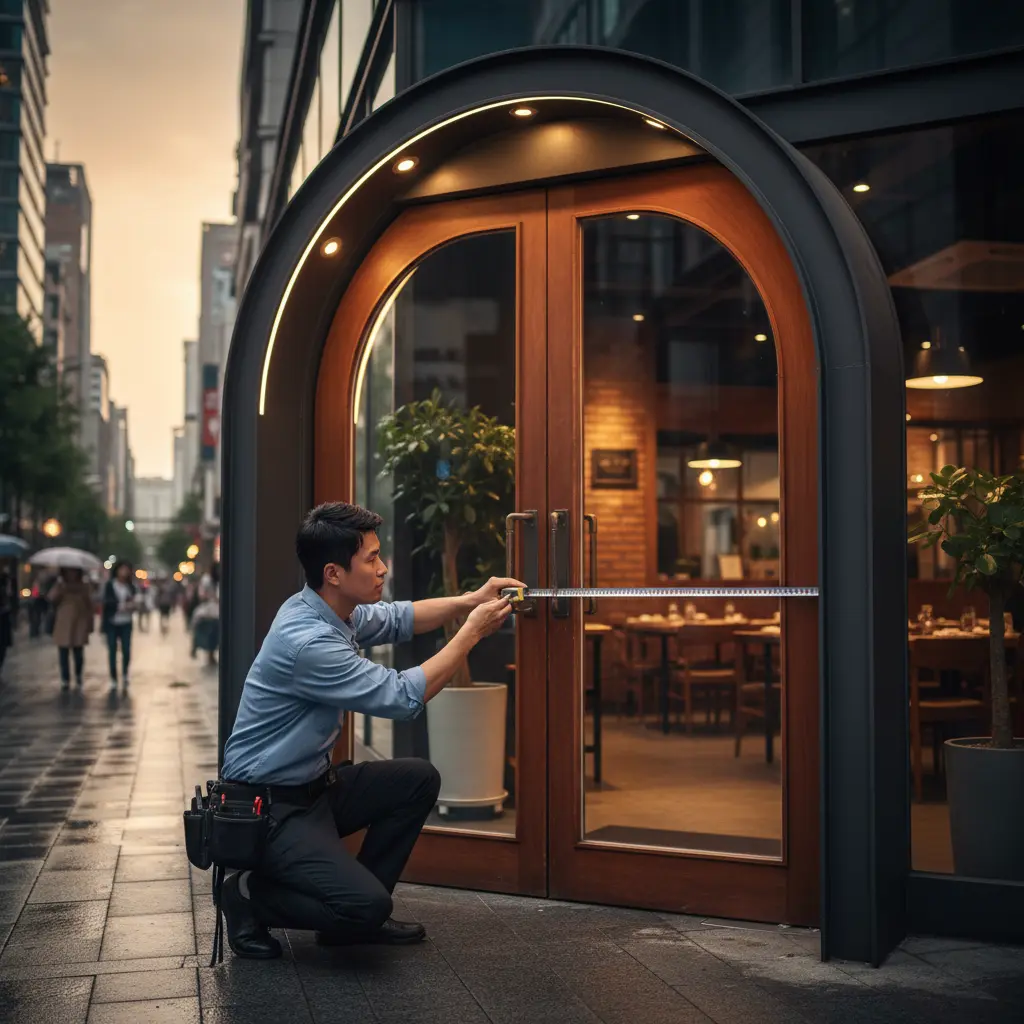 기기 반입 입구 사이즈 측정