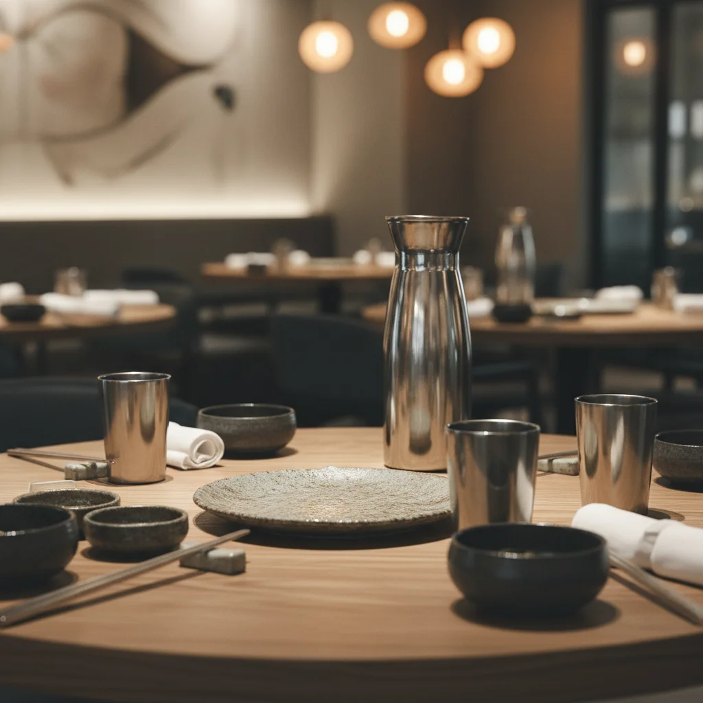 식당 테이블 세팅의 기본