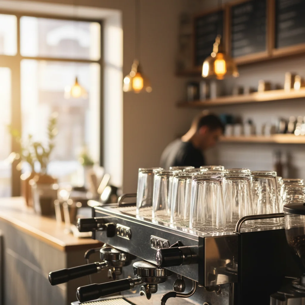 카페용 강화유리 컵