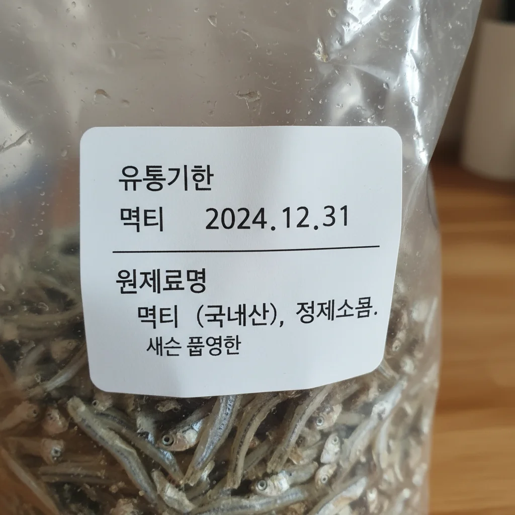 라벨 확인 철저