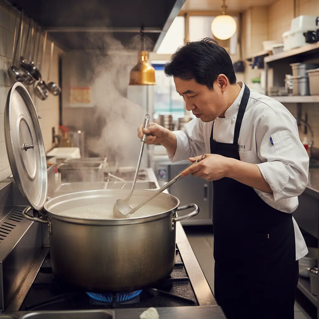 육수용 대형 곰솥