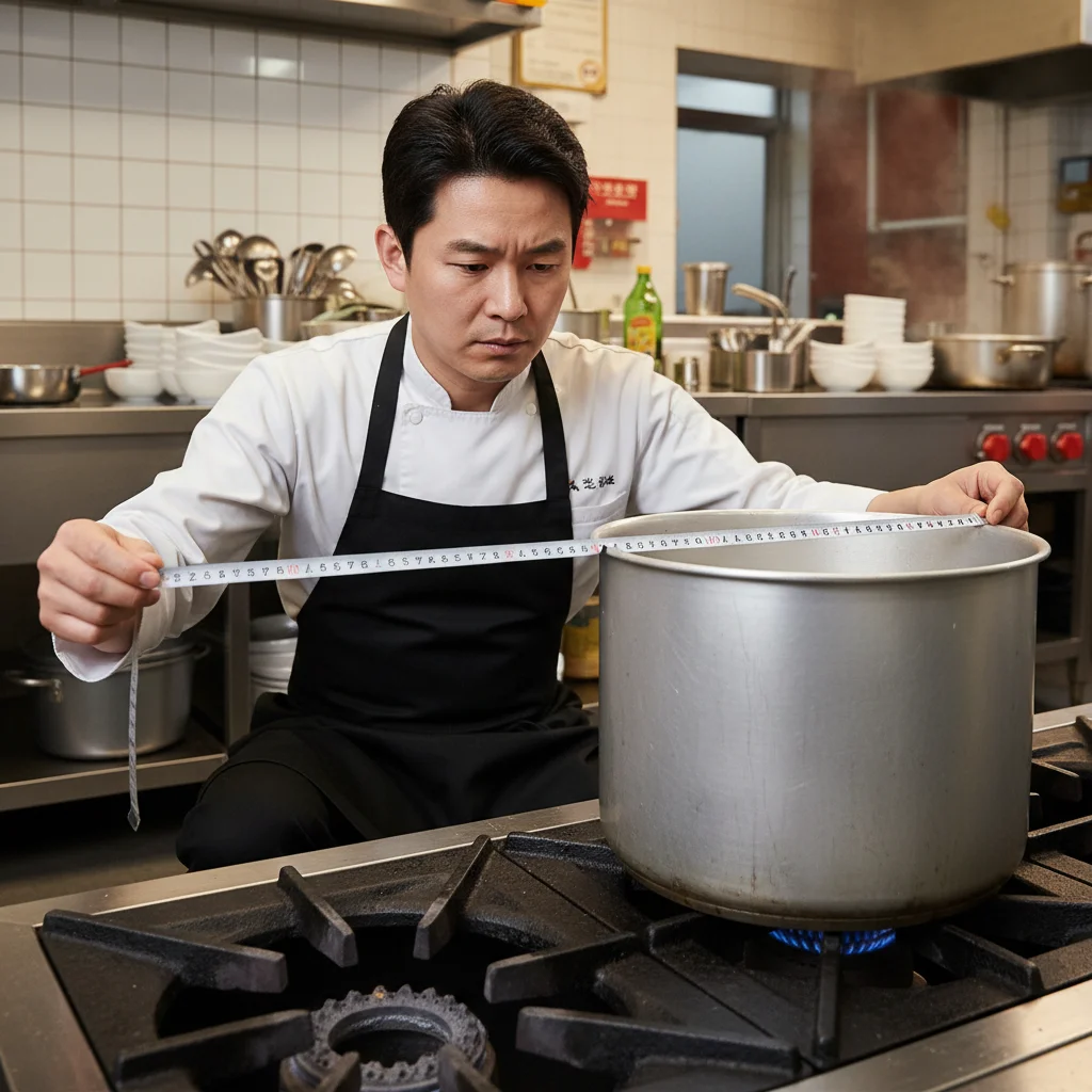 화구와 냄비 사이즈