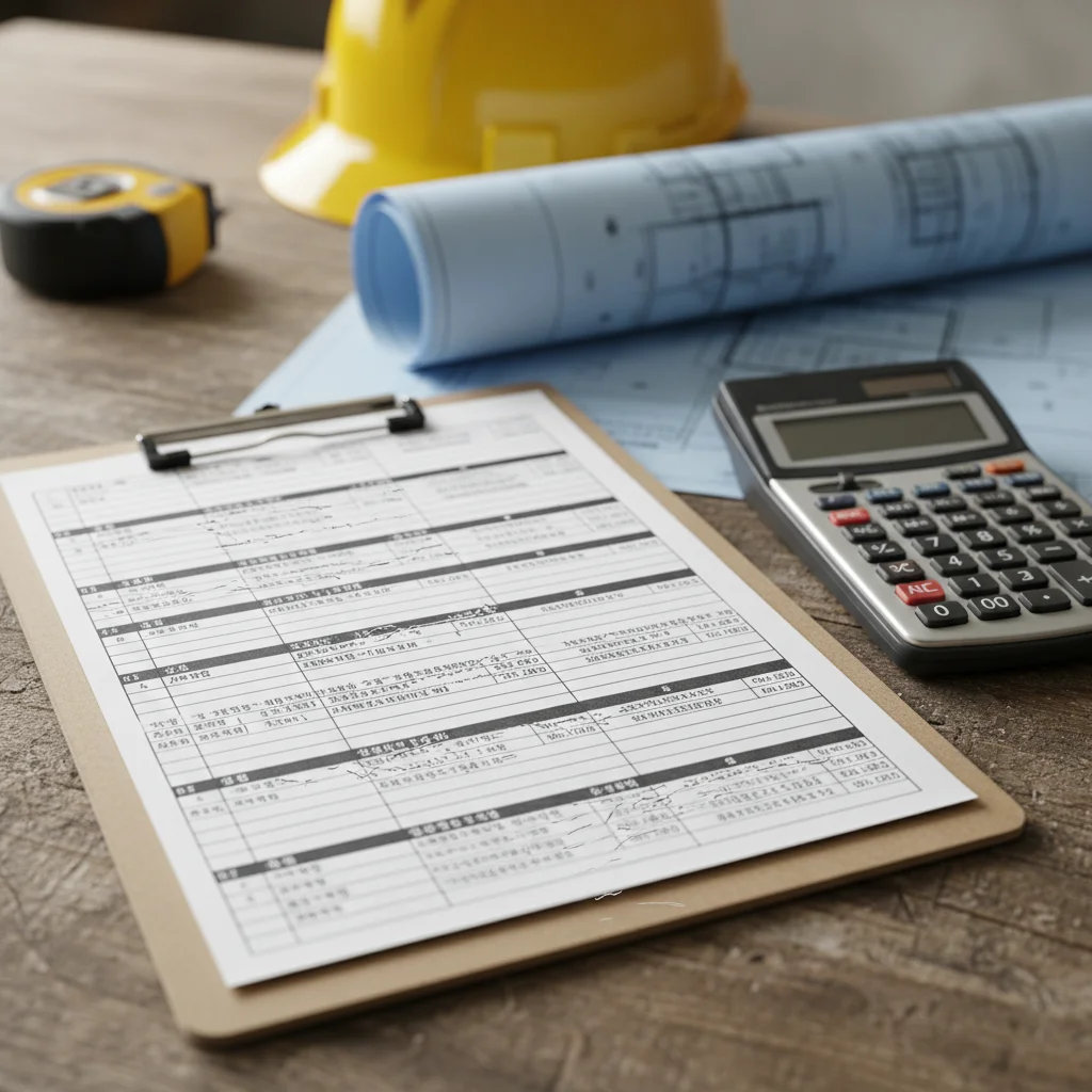 예산 책정의 기준