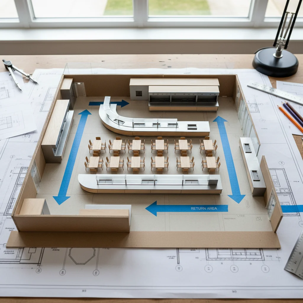 겹치지 않는 동선