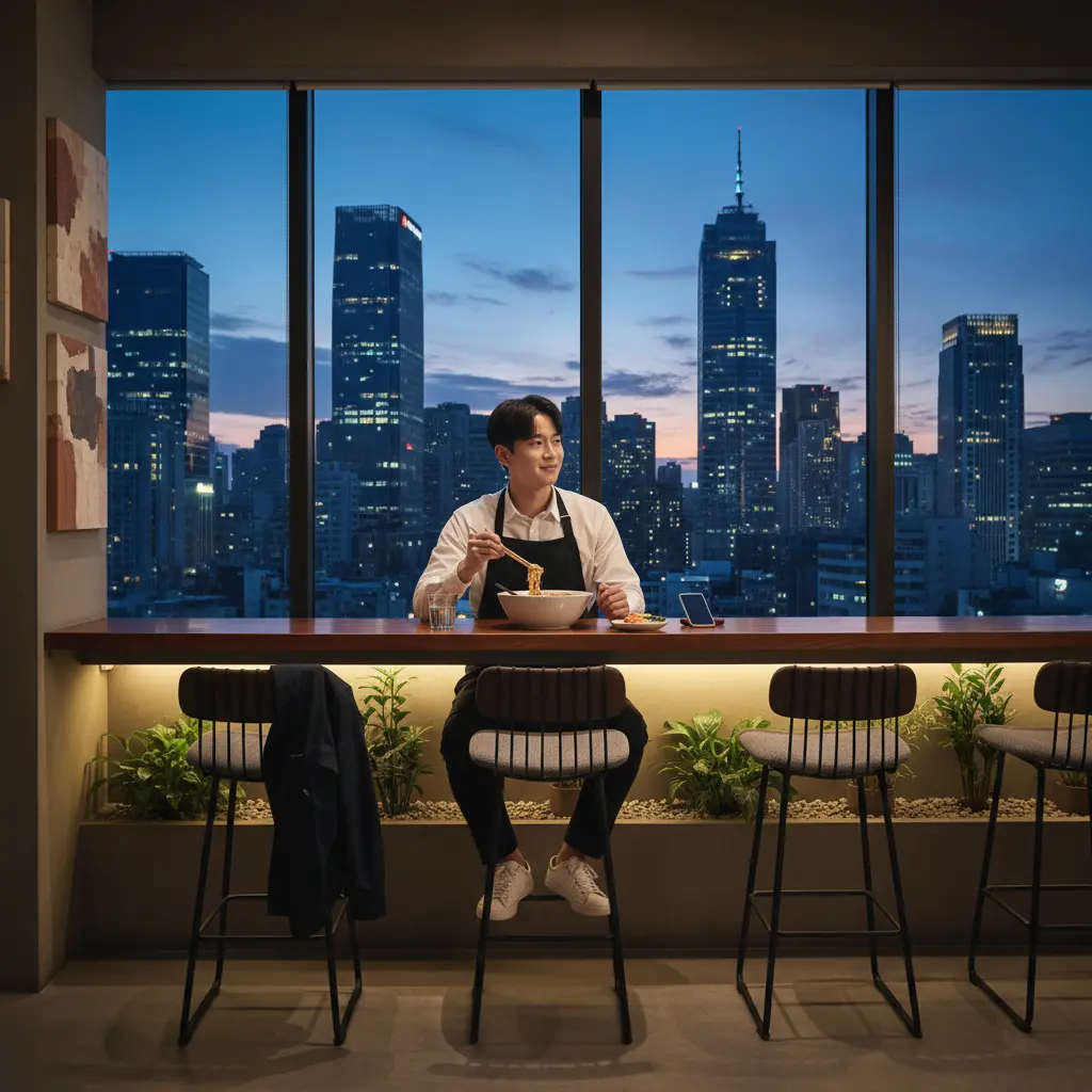 혼밥존 구성 예시