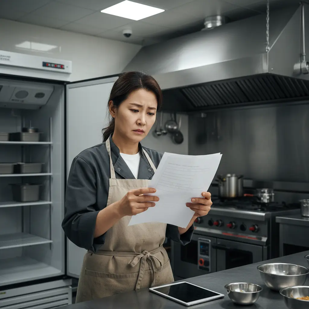 주방 견적서 충격