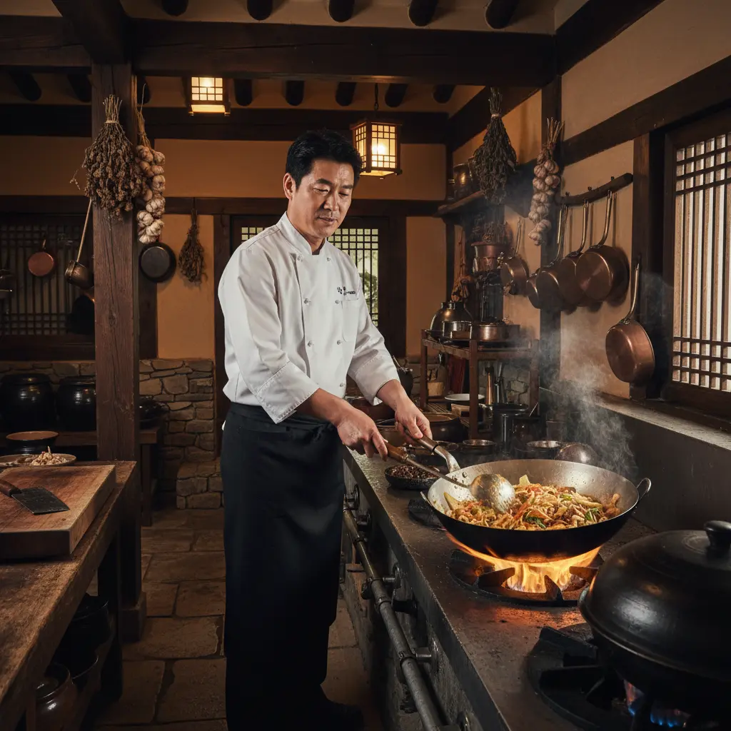 가스 화력 주방