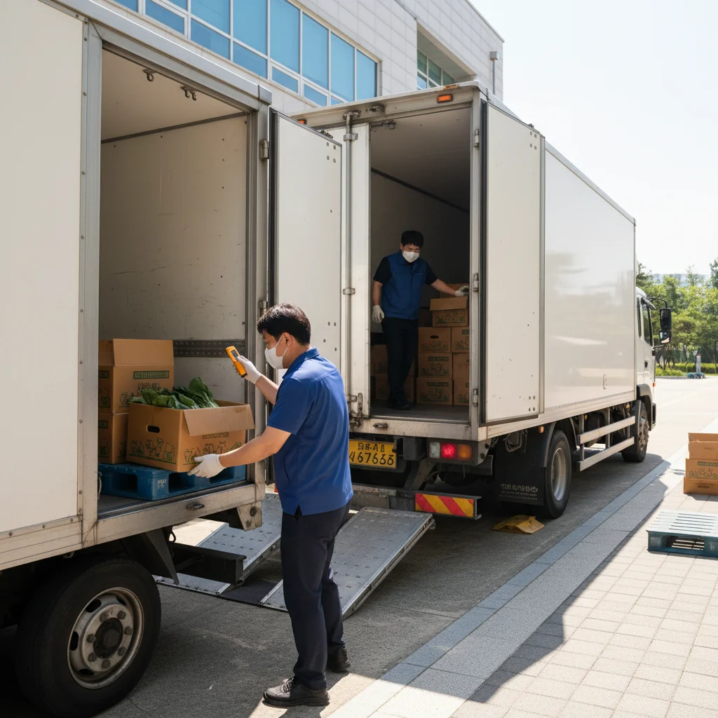 식자재 콜드체인 확인