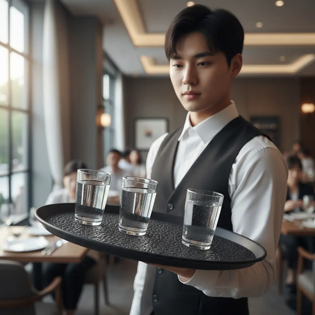 논슬립 쟁반의 위력