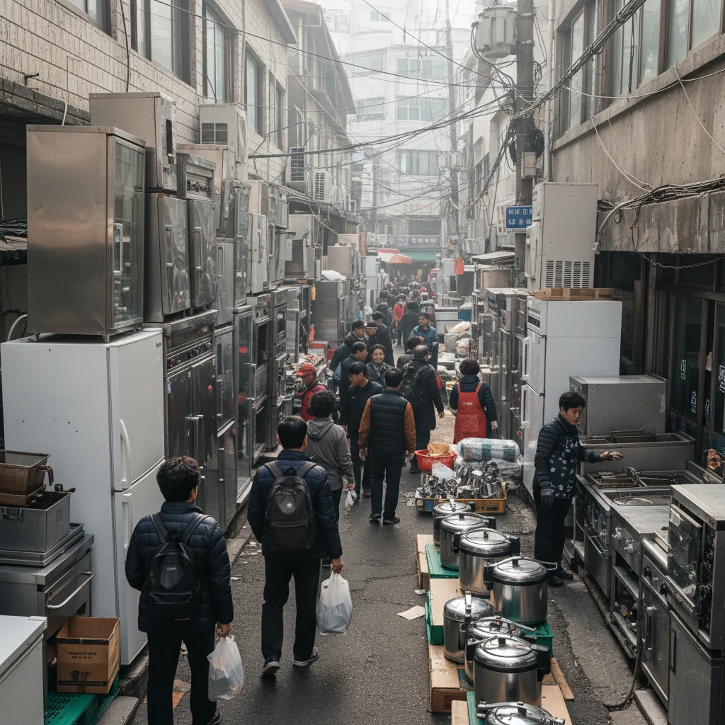 황학동 주방 거리 풍경