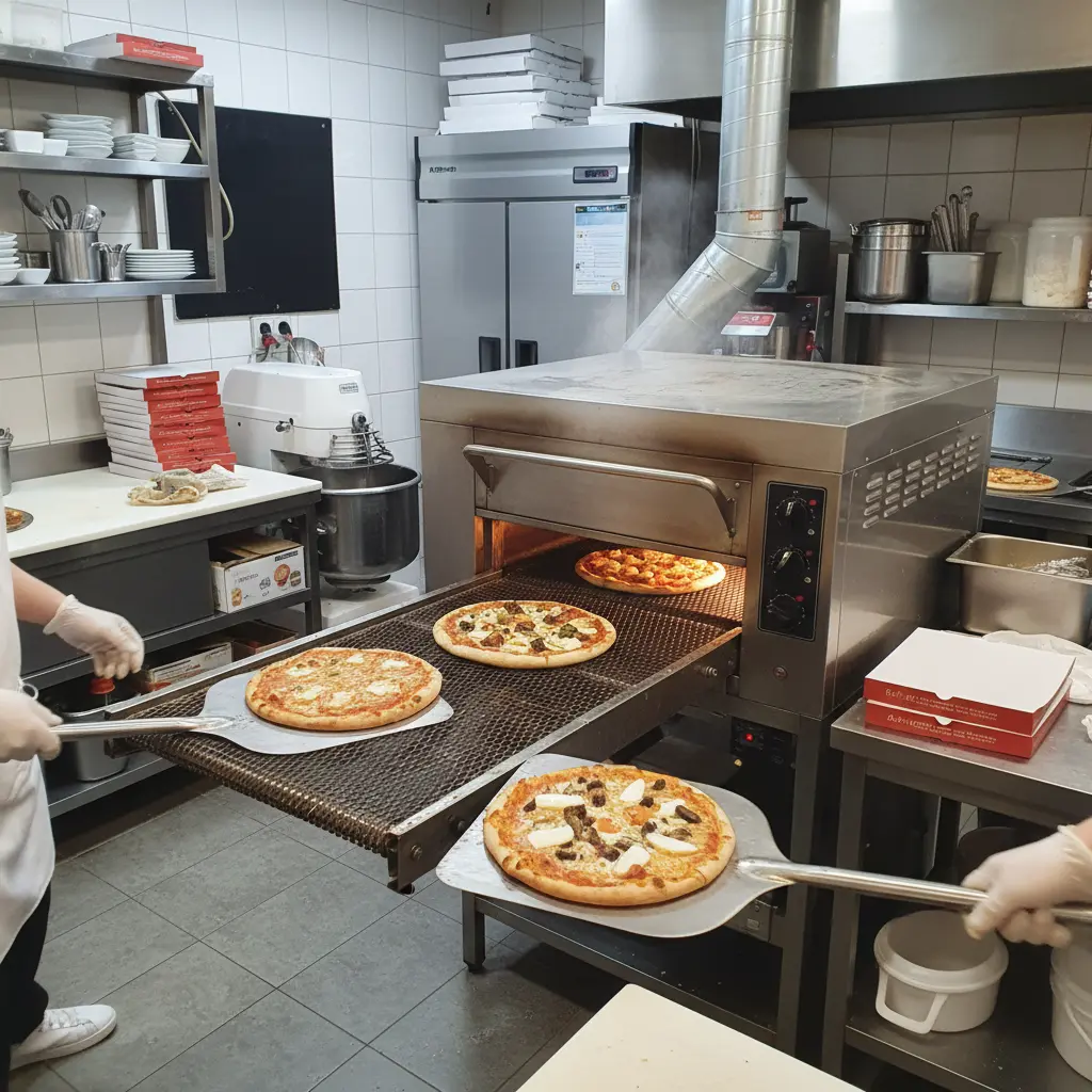 컨베이어 오븐 작동 원리