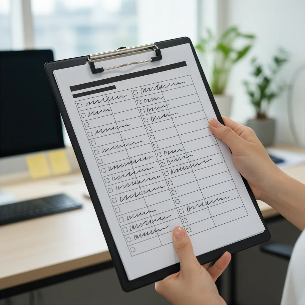 거래 전 체크리스트