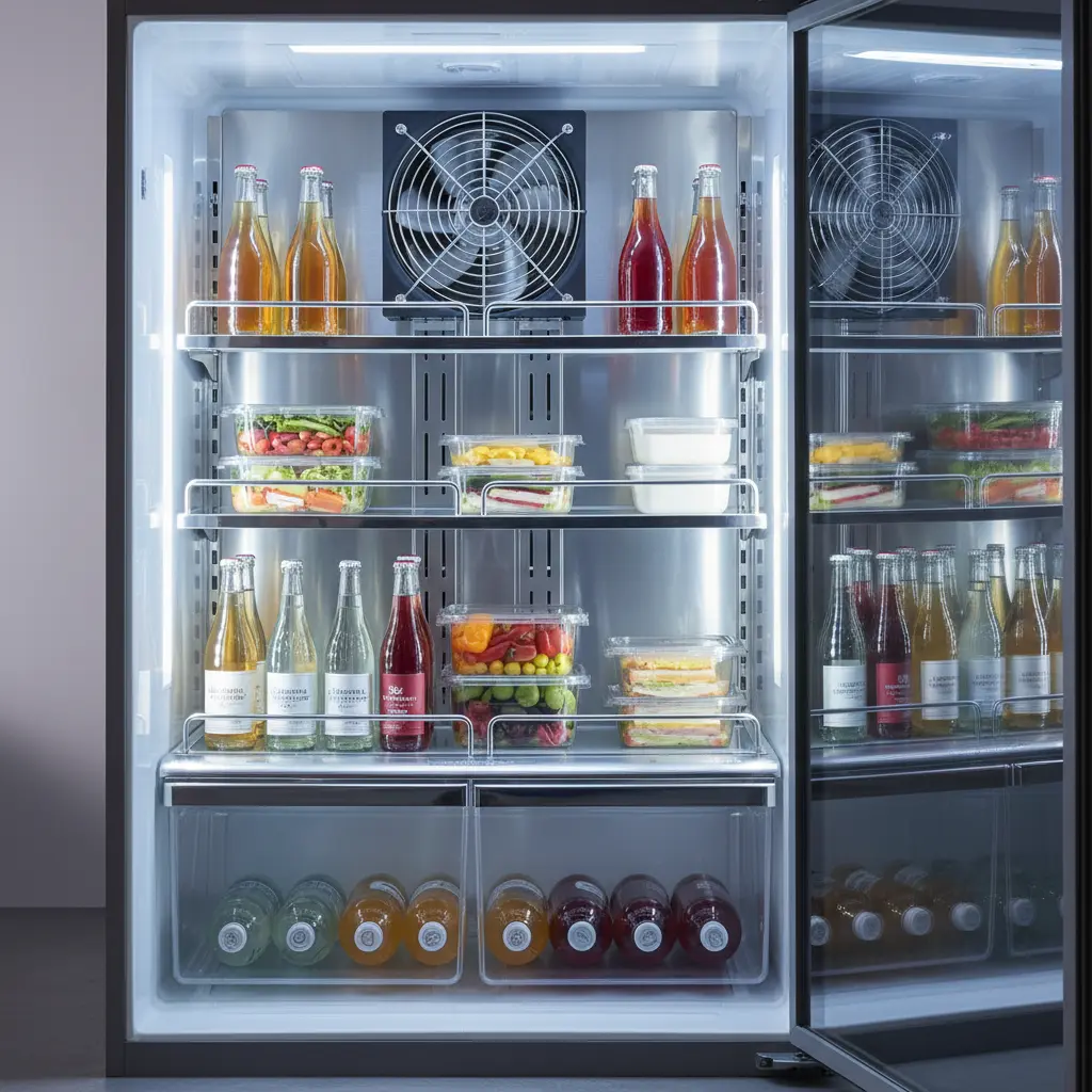 간냉식: 성에 걱정 없음