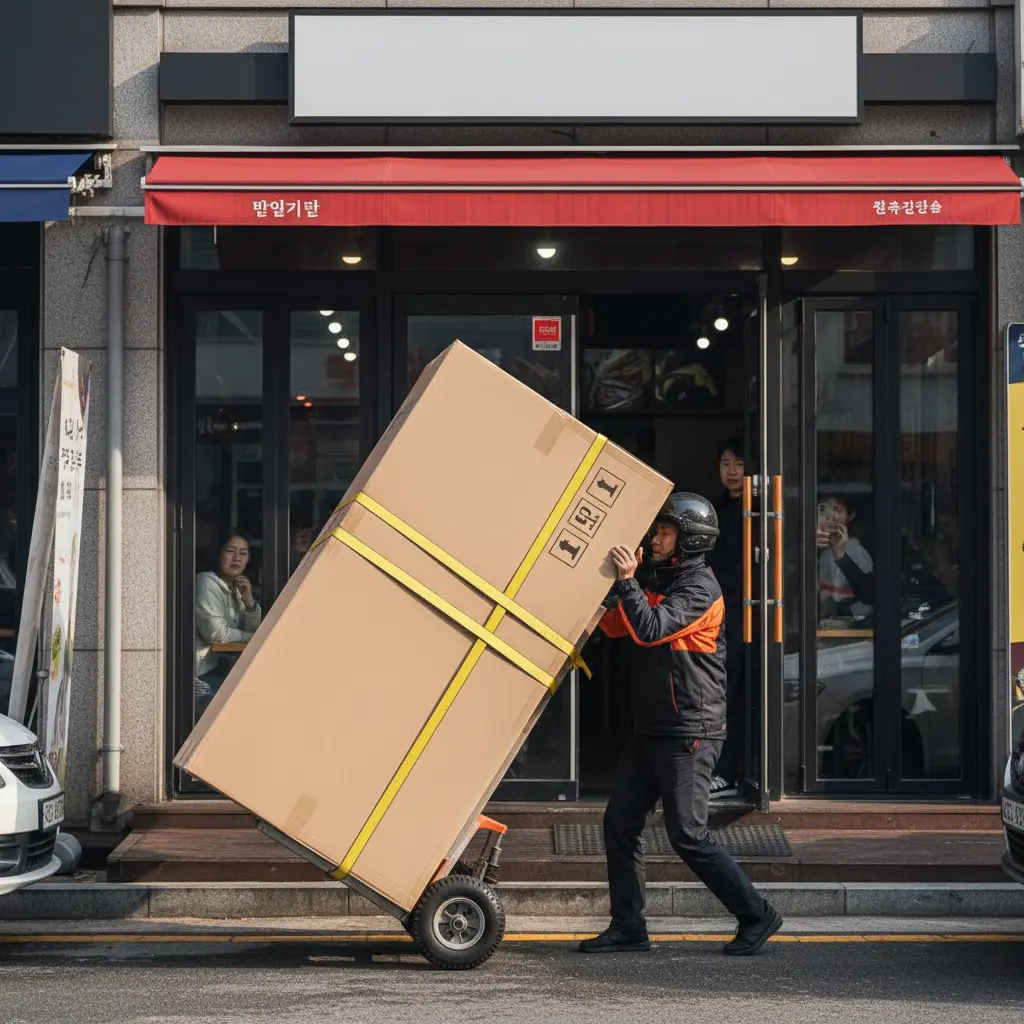 화물 배송 주의