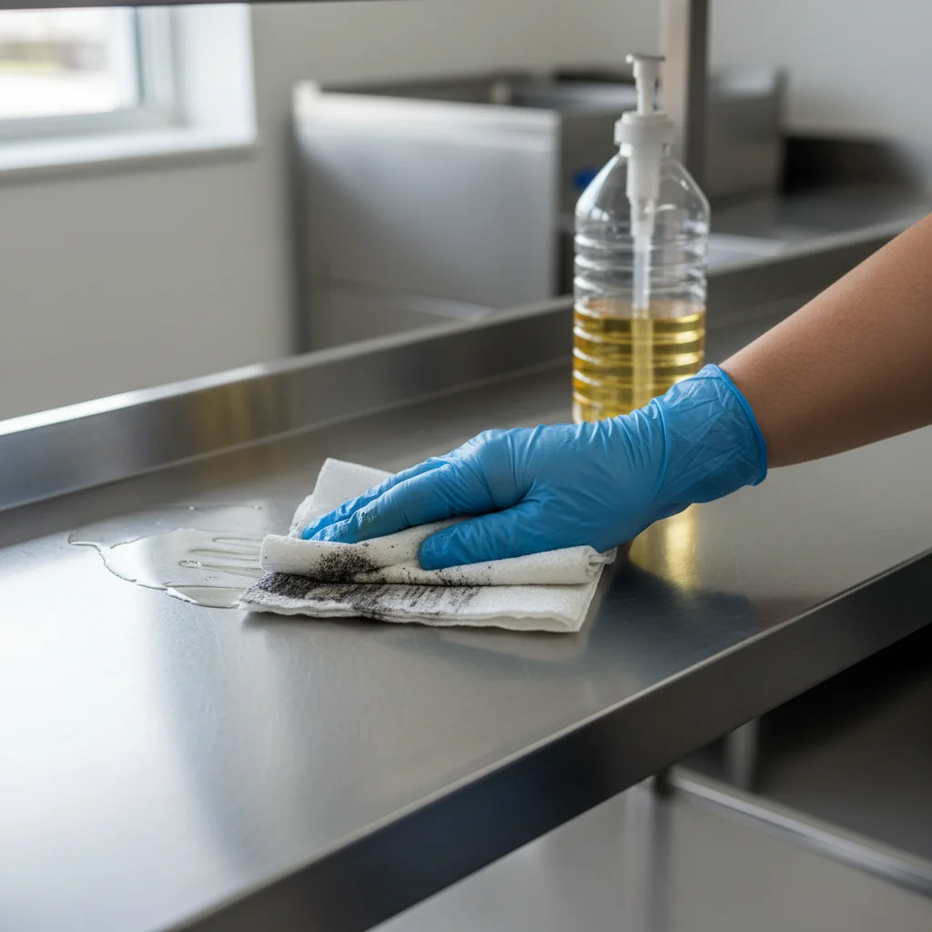 연마제 제거 필수