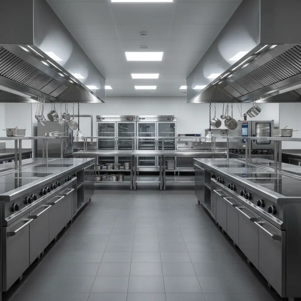프로의 주방 설비