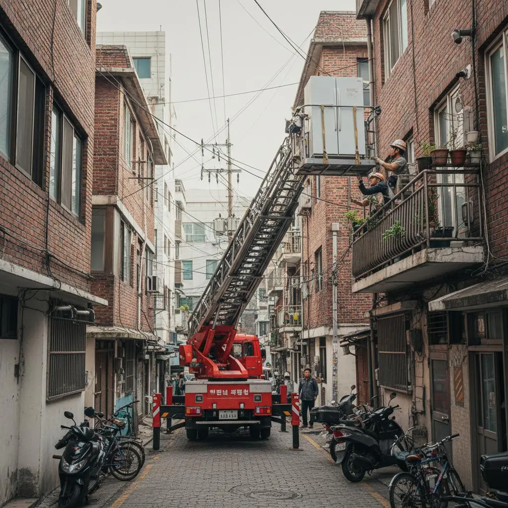 사다리차 비용 주의