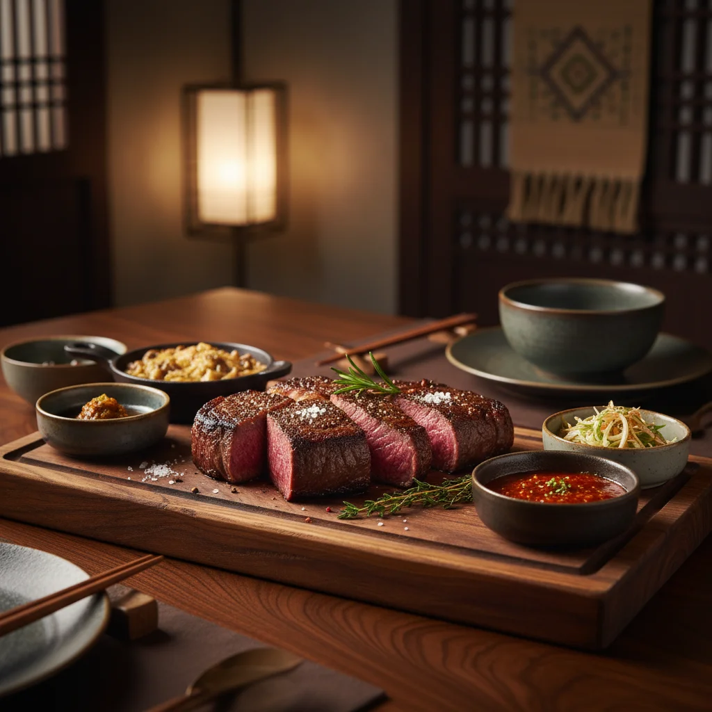 완벽한 숙성 고기 결과물