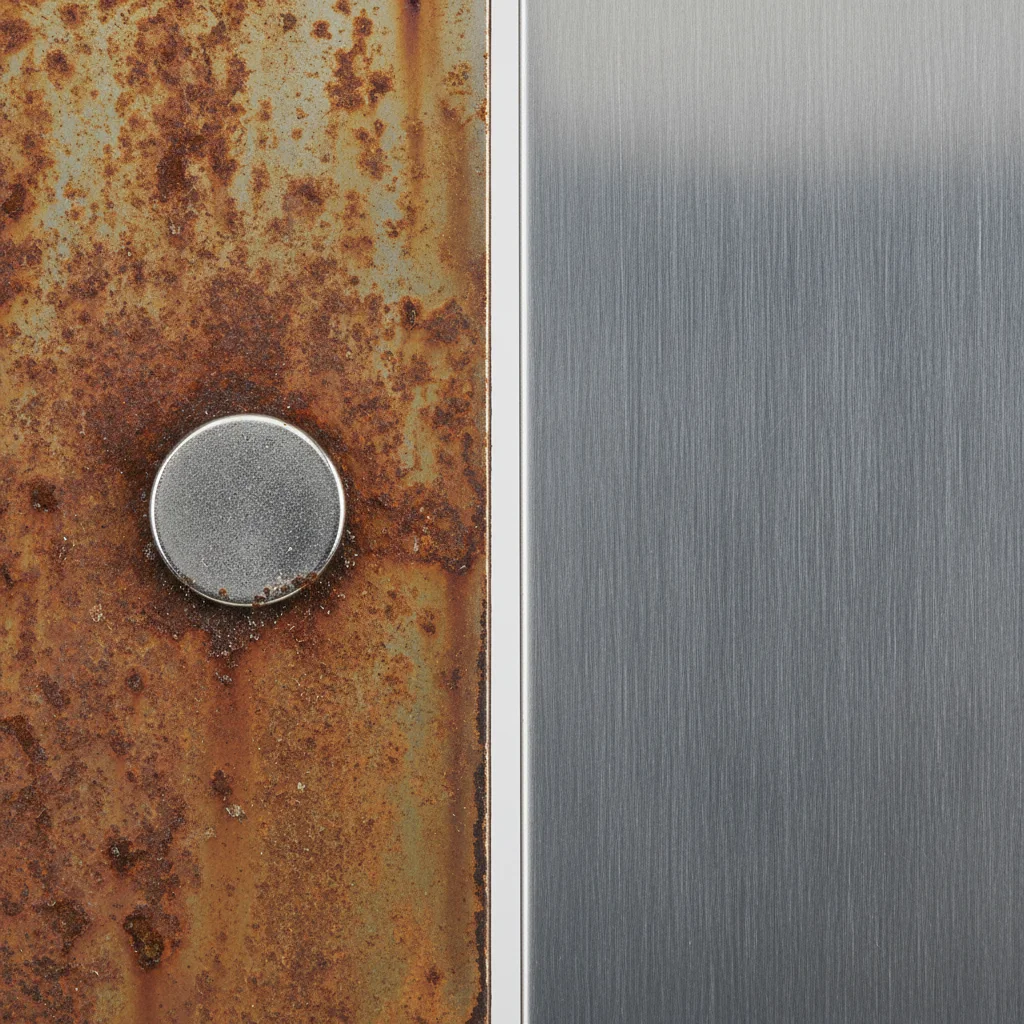 201과 304 자석 테스트