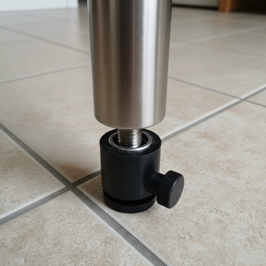 높이 조절발 확인