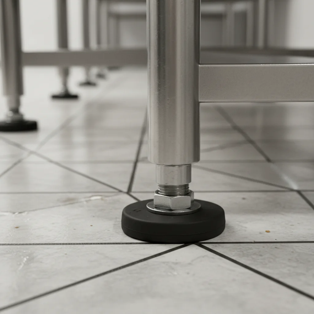 높이 조절발 디테일