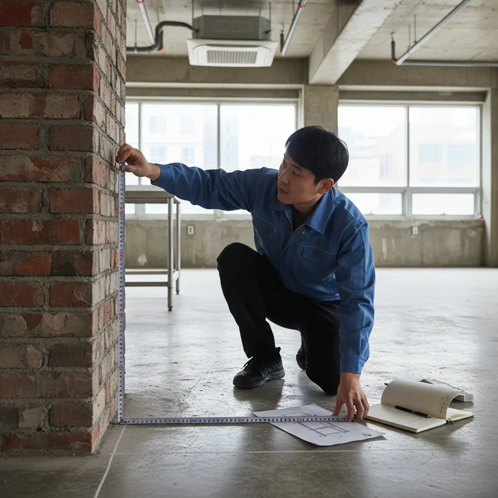 설치 공간 정밀 측정