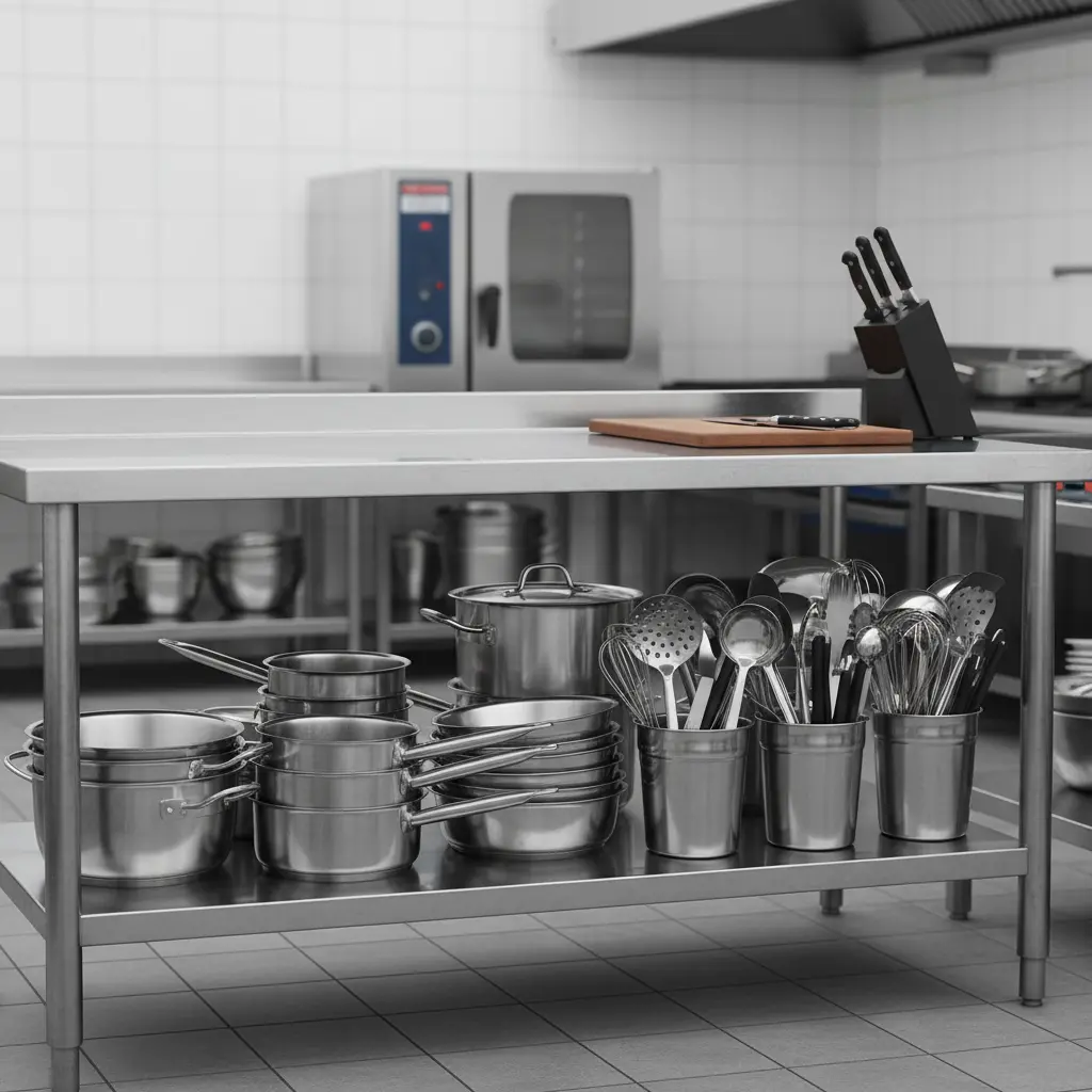 수납력 좋은 2단 작업대