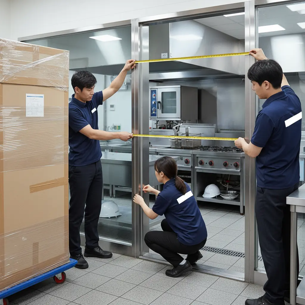 설치 전 진입로 확인