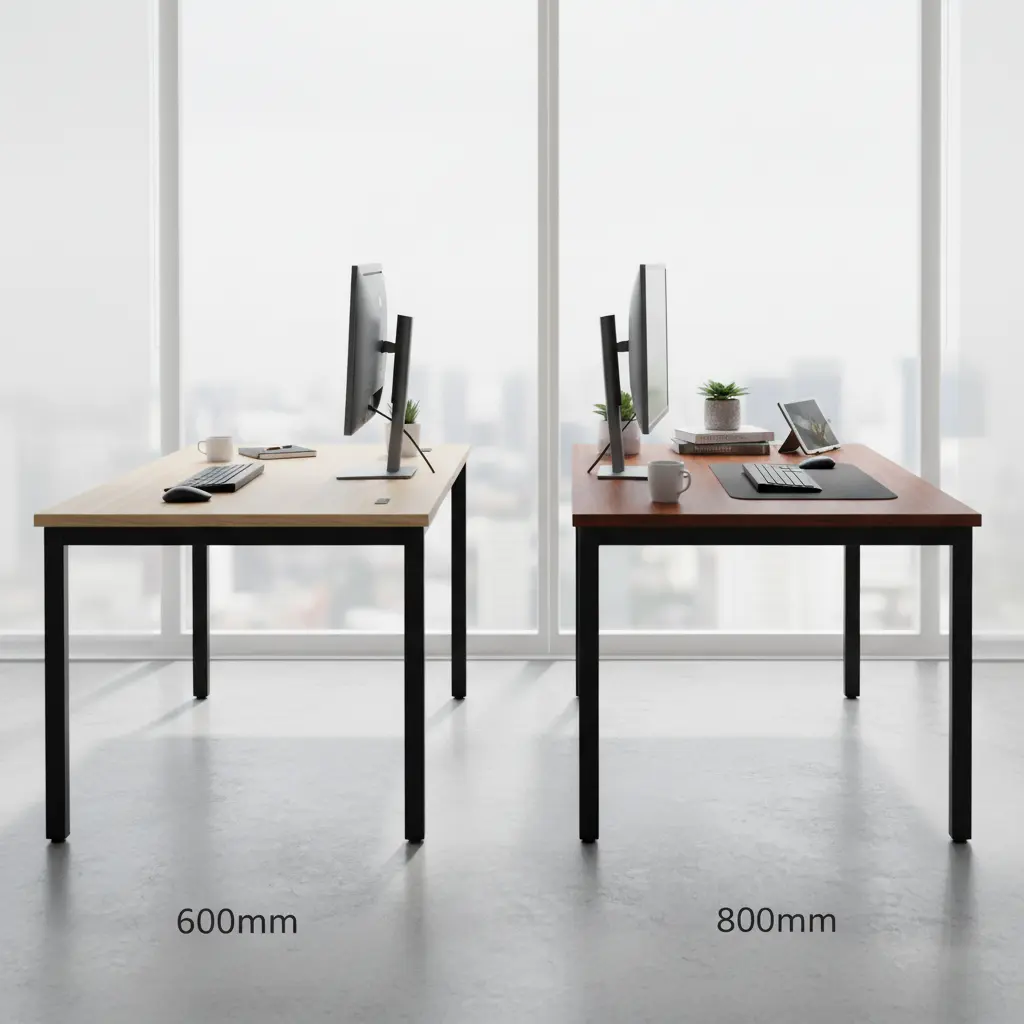 깊이 600 vs 800 비교