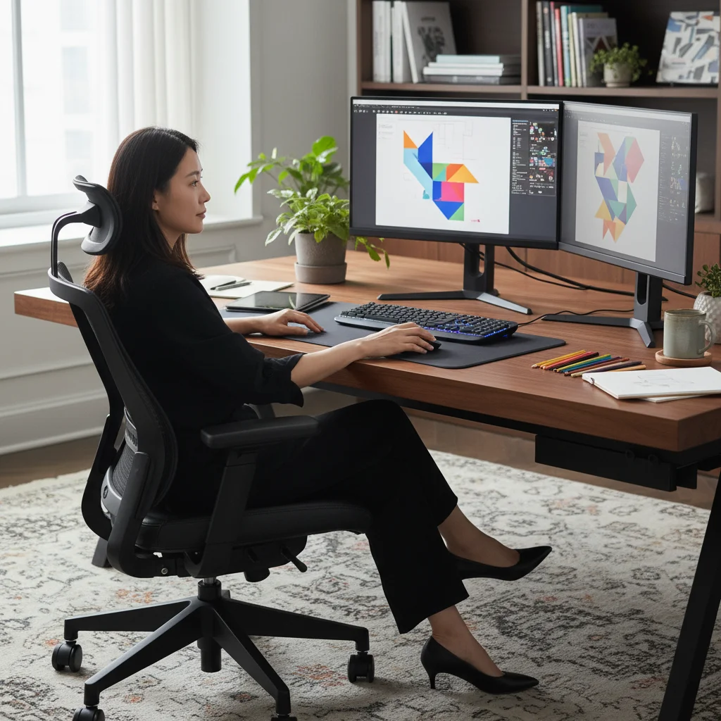 모니터 거리 확보 중요