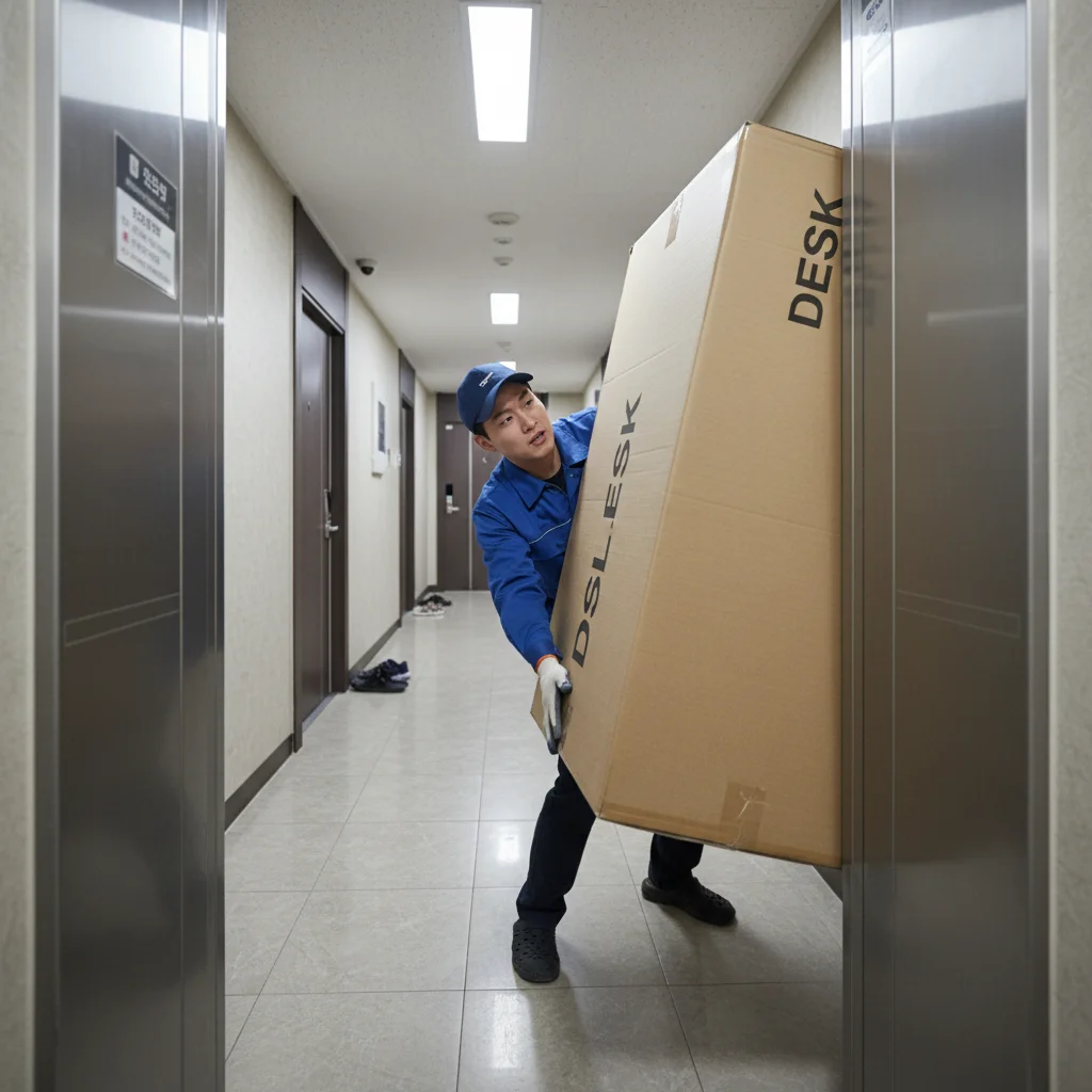 엘리베이터 확인 필수