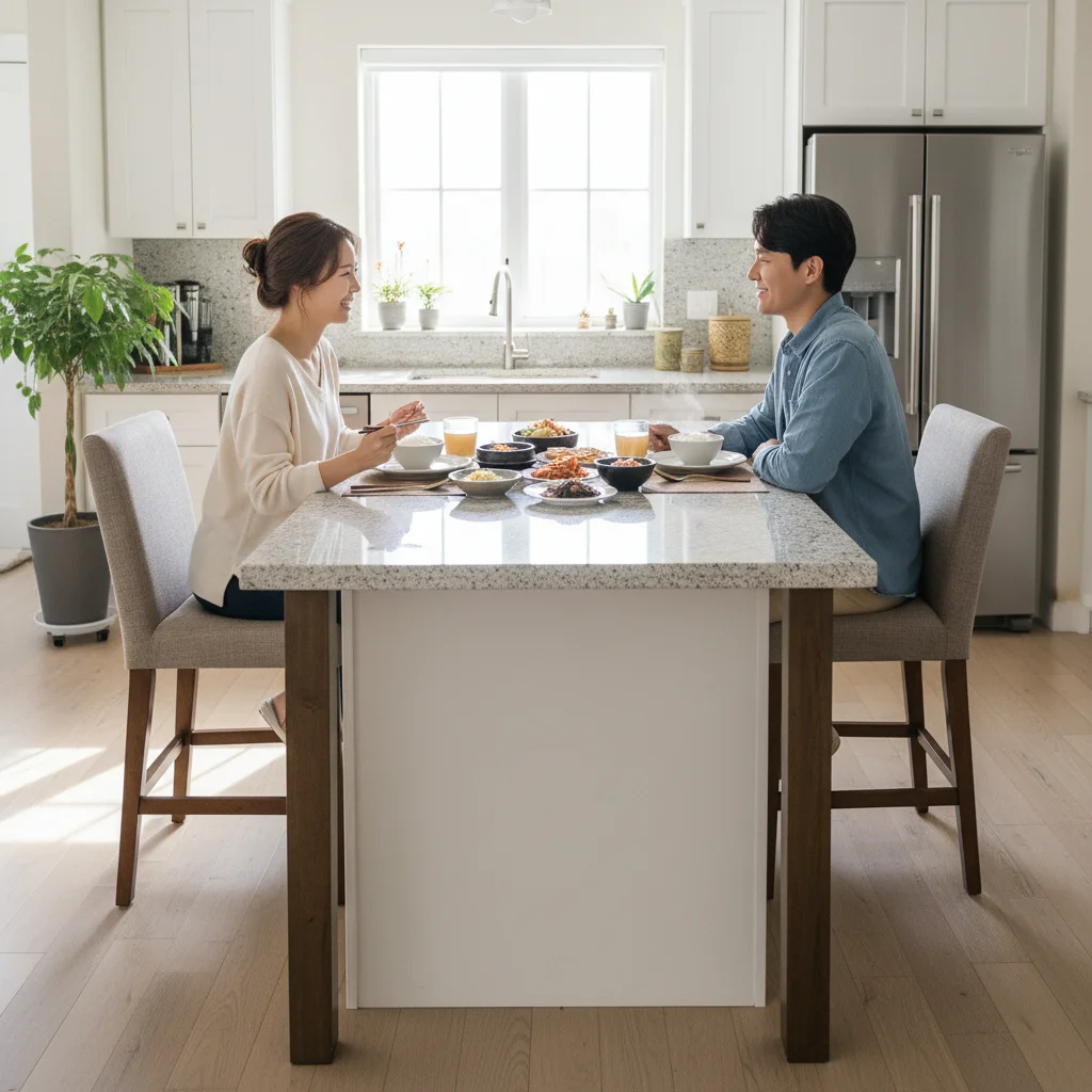 아일랜드 식탁 겸용