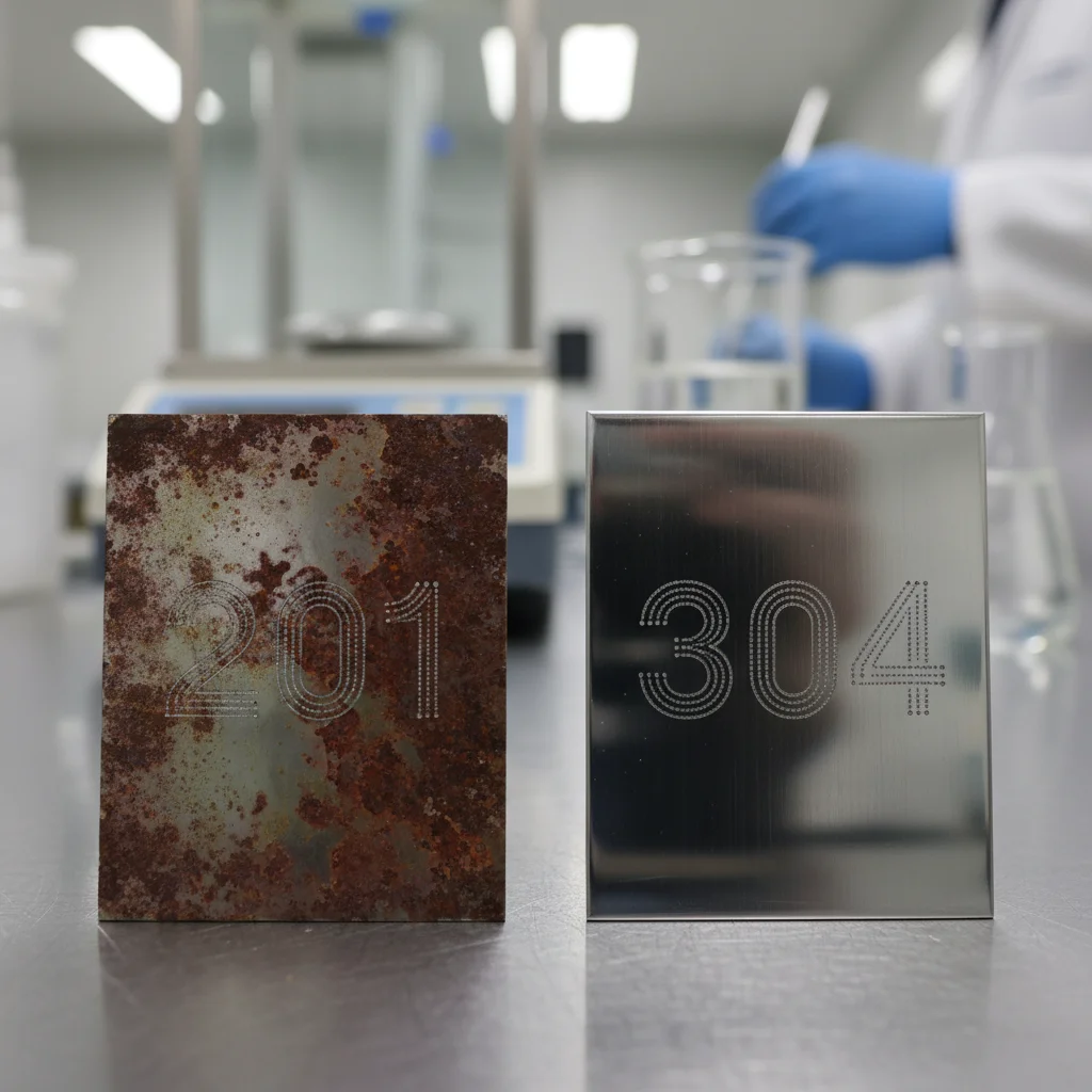 201과 304 스테인리스 비교