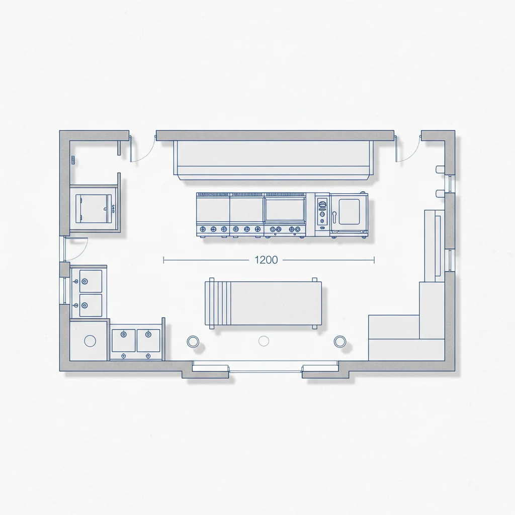 안전한 주방 통로 확보