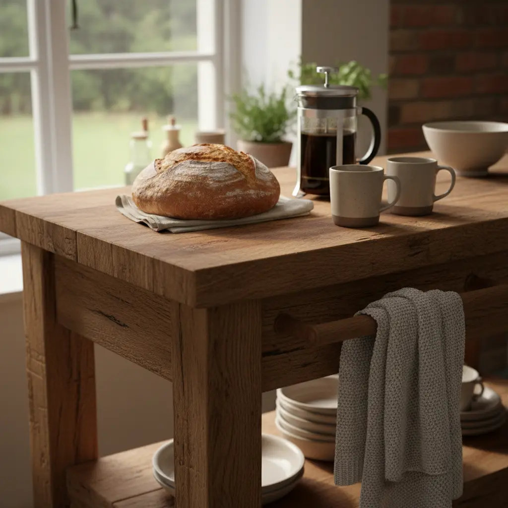 감성적인 원목 소재