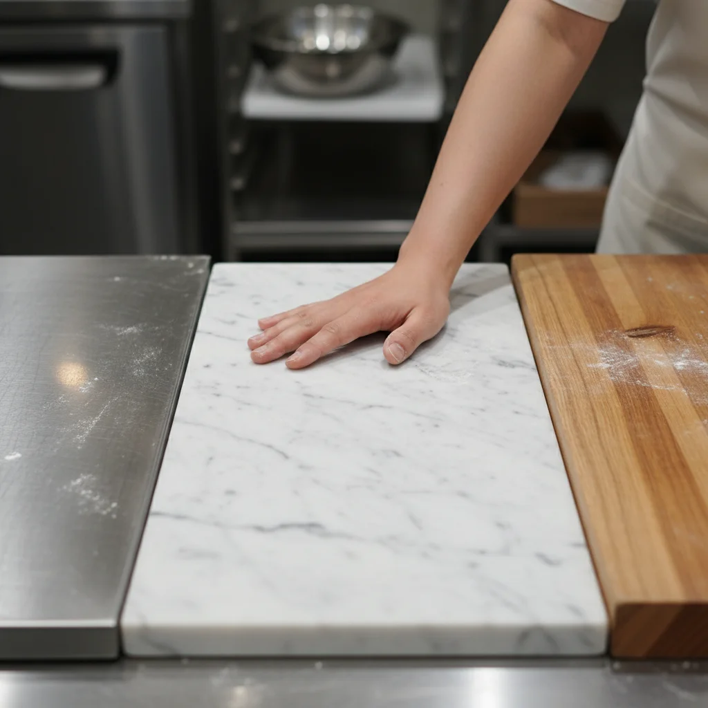 소재별 질감 차이 확인