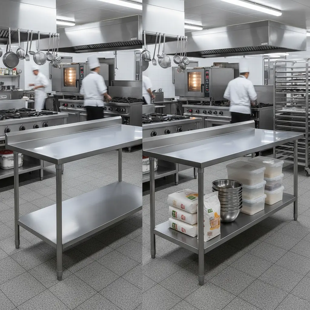 1단 vs 2단 작업대