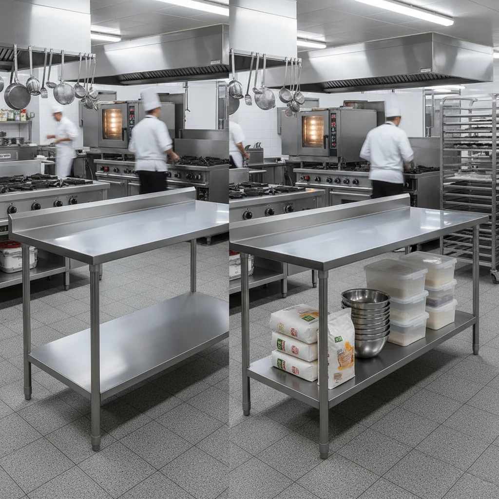 1단 vs 2단 작업대