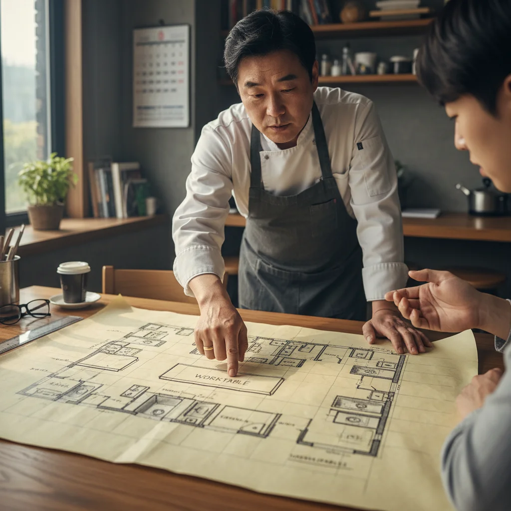 주방 동선 체크